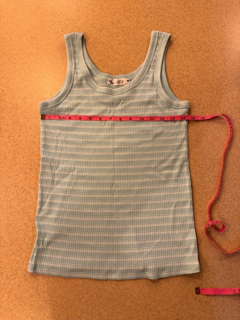 Carve Designs Mint Ribbed Tank Top